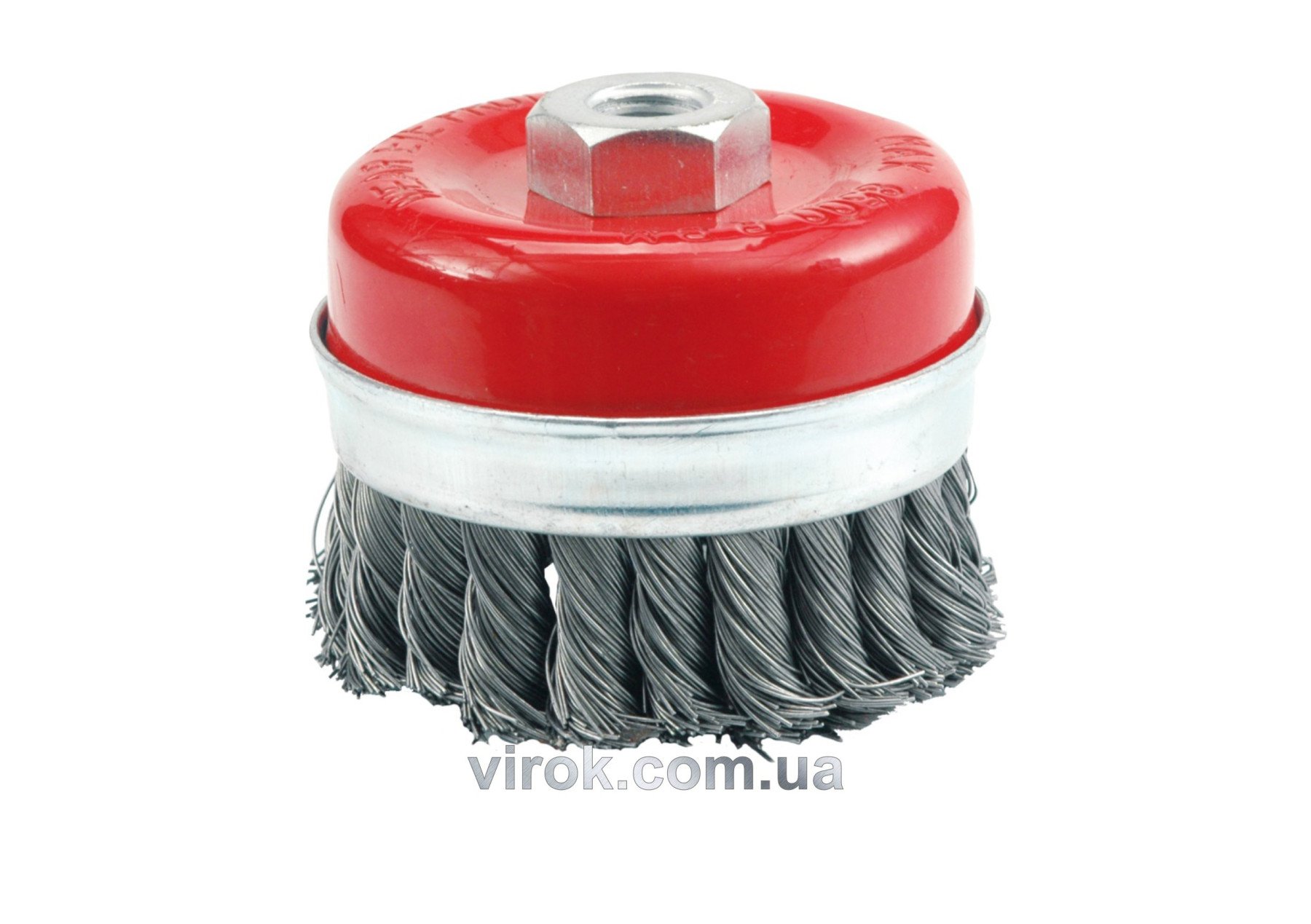 VOREL Щітка - крацовка чашкоподібна, з гайкою М14, Ø-65мм підсилені  | 06974