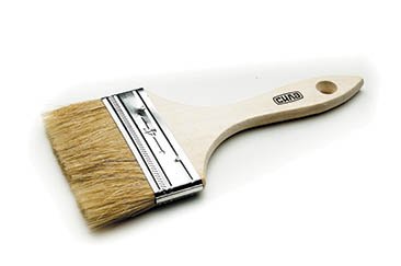 Кисть флейцевая натуральная щетина эконом 4'' СИЛА