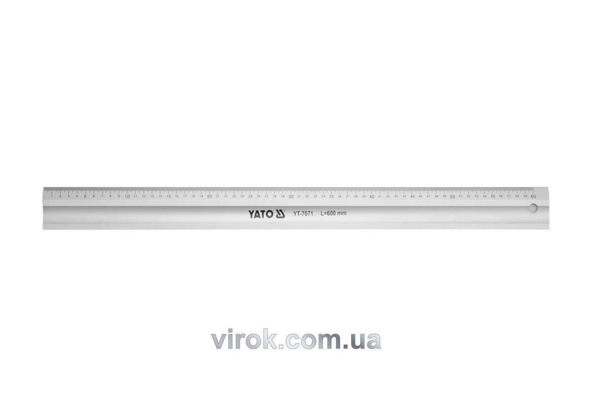 YATO Лінійка алюмінієва YATO : L= 600 мм  | YT-7071