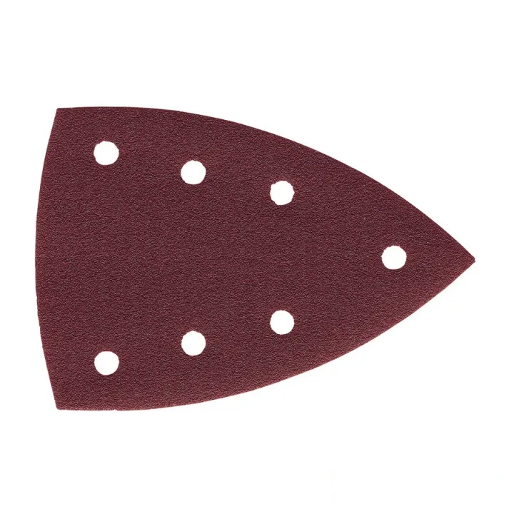 Шлифбумага самоклеющаяся 100x147мм дельта подобная, зерно 60, 7 отв, дерево. краска. лаков. покрытия