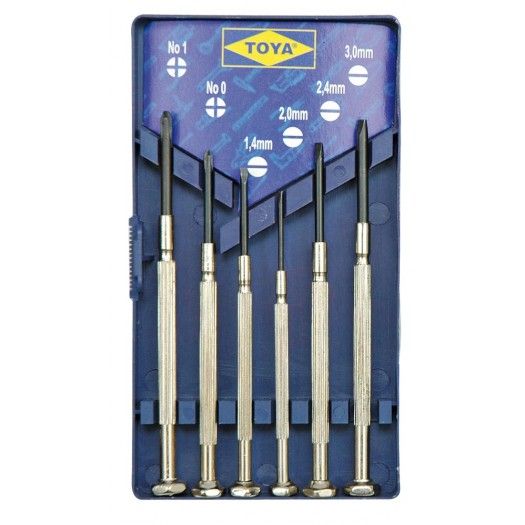 VOREL Набір викруток прецизійних : SL. Cr-V 6 Шт.  | 64310