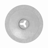 Шайба 7х54х0,7мм для кріплення термоізоляції, оцинкована, 500 шт/пач.
