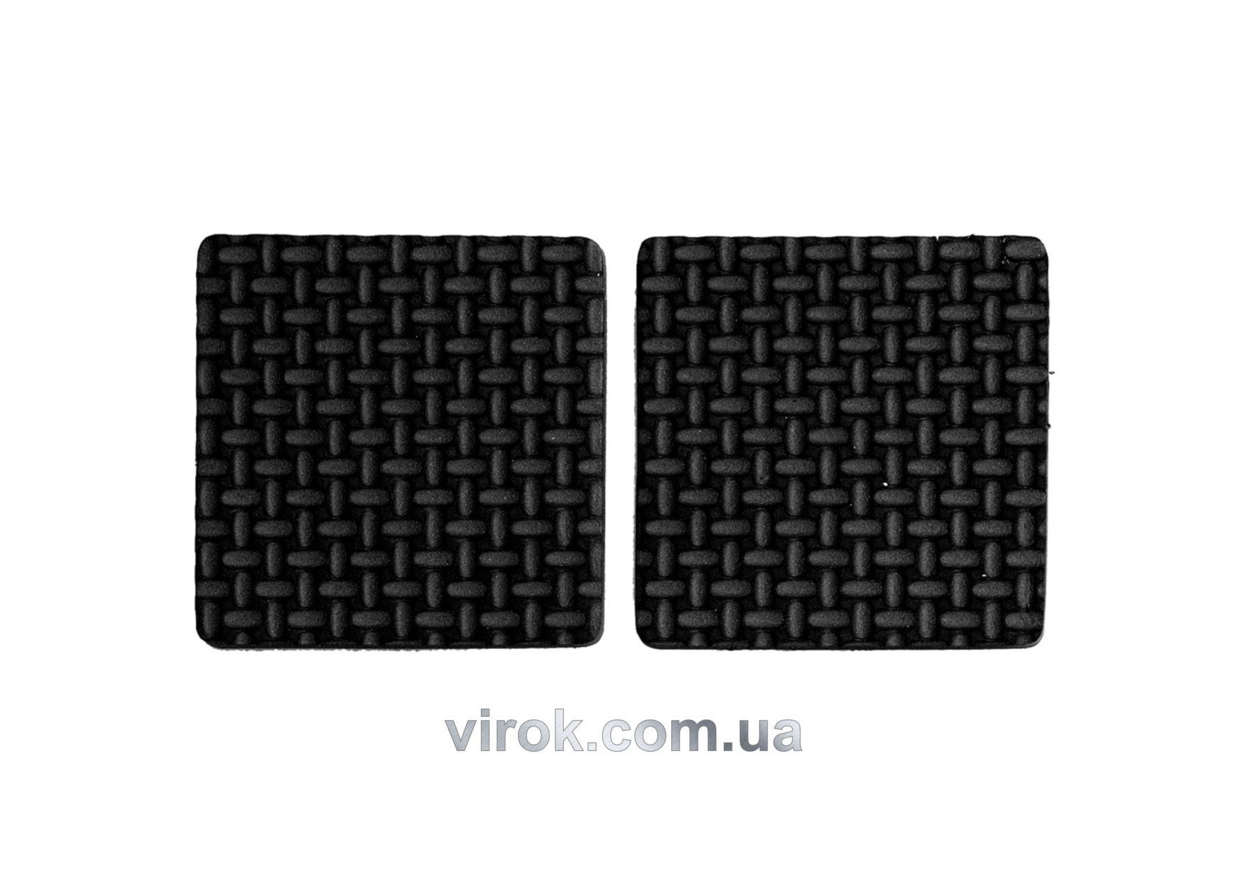 VOREL Наб. самокл. протект. 85х85мм/2шт-черные 74898