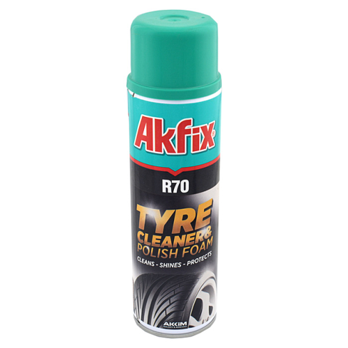 Спрей-пена для очистки и полировки шин R70 500мл Akfix