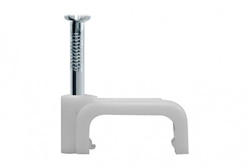 Кабельная клипса плоская 9мм (пач 100шт) APRO