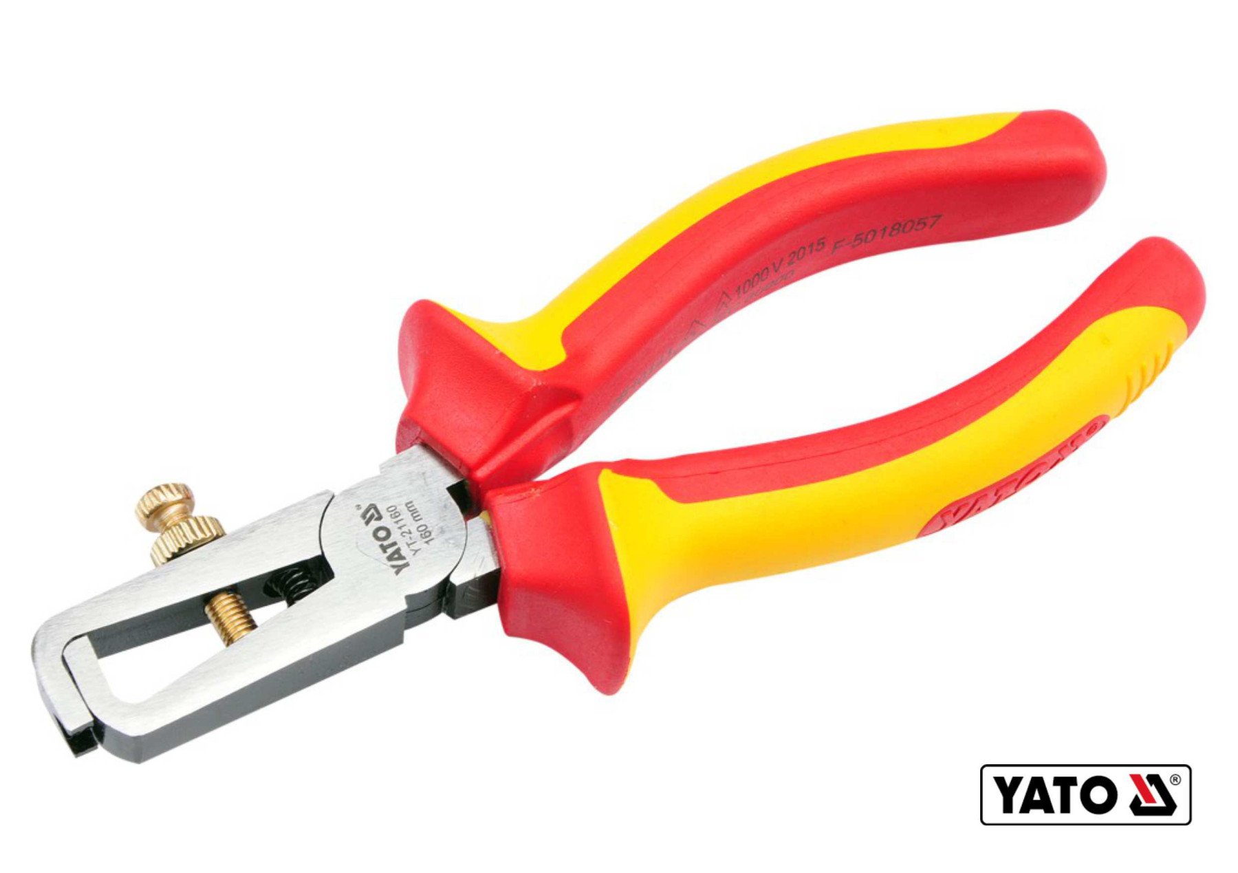YATO Щипці для зняття ізоляції YATO : L= 160 мм, до 1000V  | YT-21160