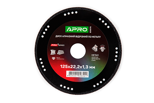 Диск алмазный по металлу 125х1.3х22.2 APRO