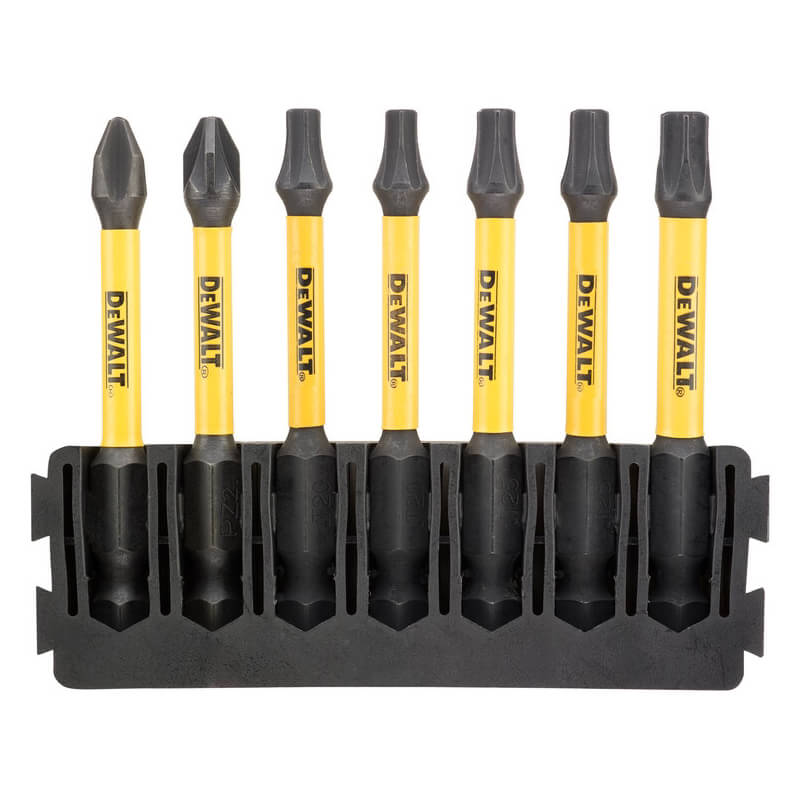 Касета з бітами DeWALT FlexTorq, L = 57 мм, біти  Рh2, Рz2, T20 - 2 шт.T25 - 2 шт., T30