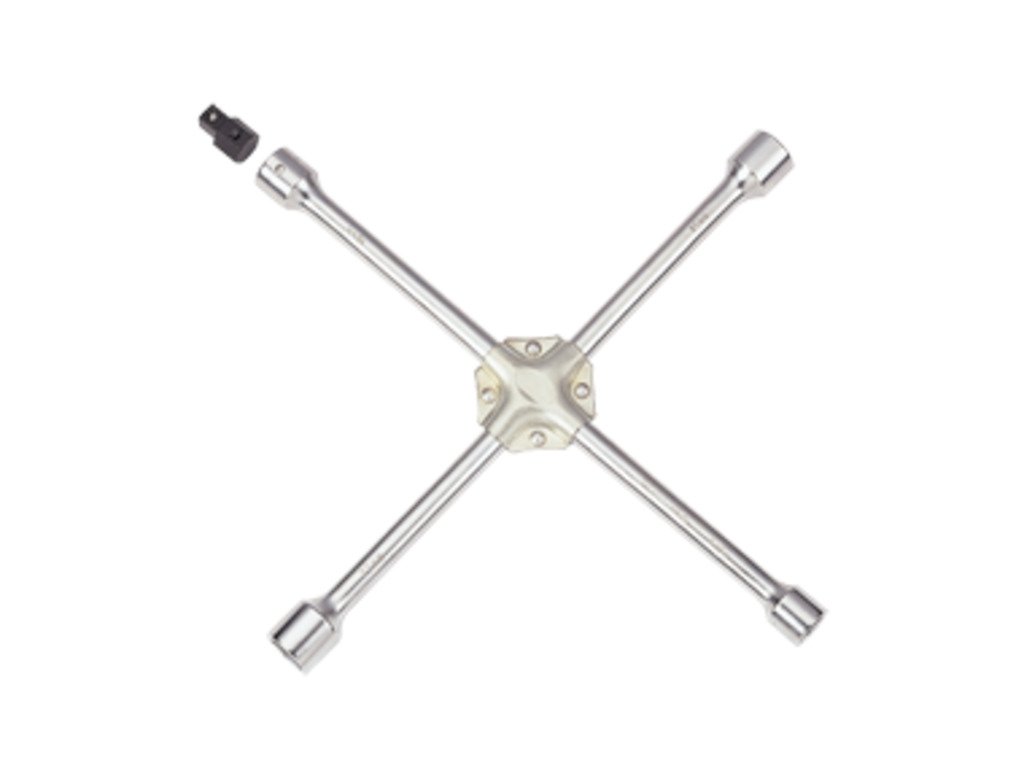 KING TONY Ключ крестообразный (баллонный) 17/19/21/22 мм, 1/2" L=400мм | 19911722