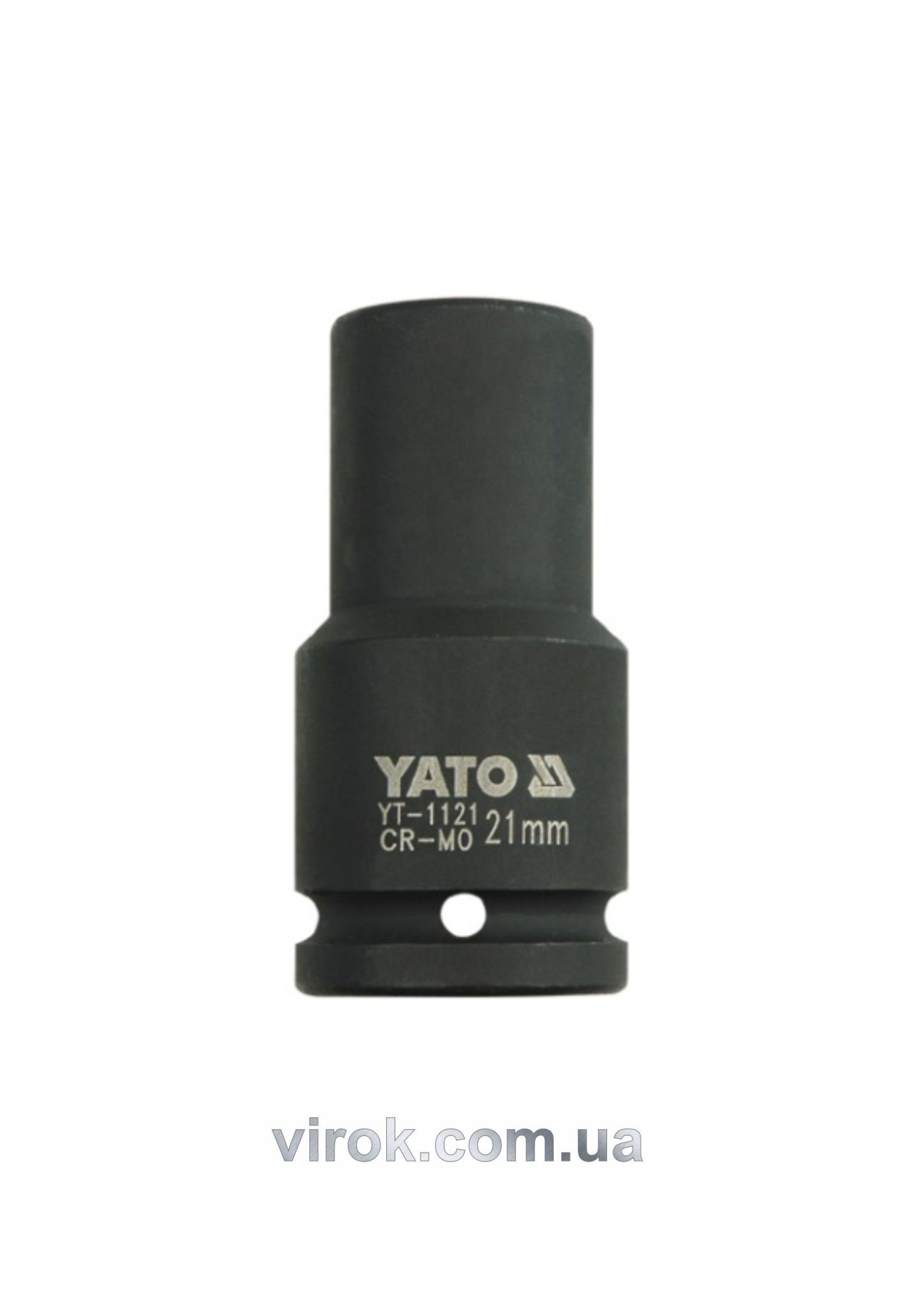 YATO Головка торцева ударна 6-гранна YATO : подовжена, квадрат 3/4", М= 21 мм, L= 90 мм  | YT-1121