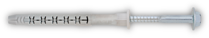 Friulsider Дюбель рамный нейлоновый с шестигранным шурупом и воротничком FM-X5 оцинкованный, 10x135