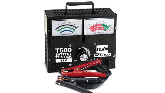 TELWIN Тестер аккумуляторов T500 12В (WET, GEL, AGM, PbCa) | 802781