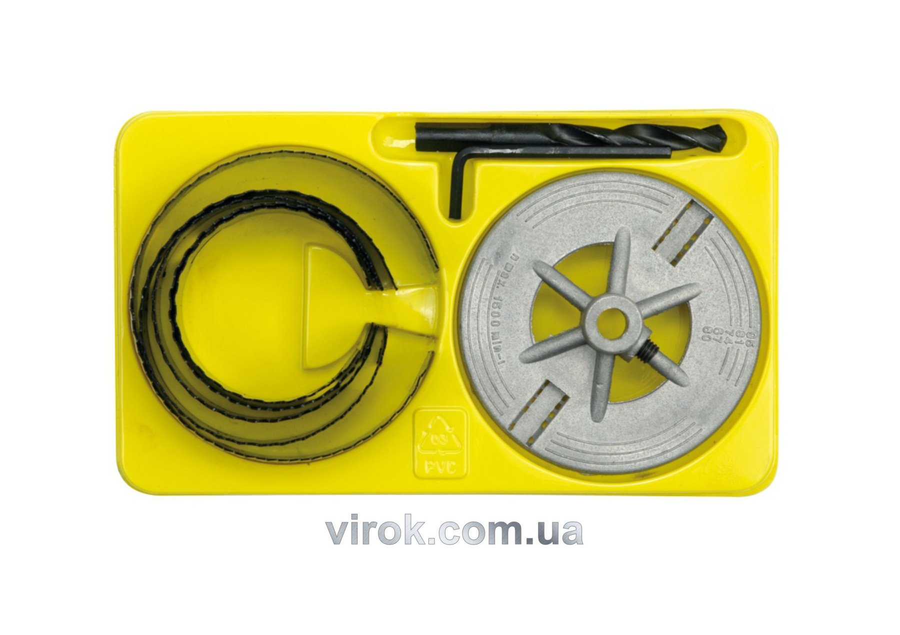 VOREL Пили циліндричні по дереву в зборі 8 шт. Ø= 60 - 95 мм, з направл. h=30 мм.  | 28725