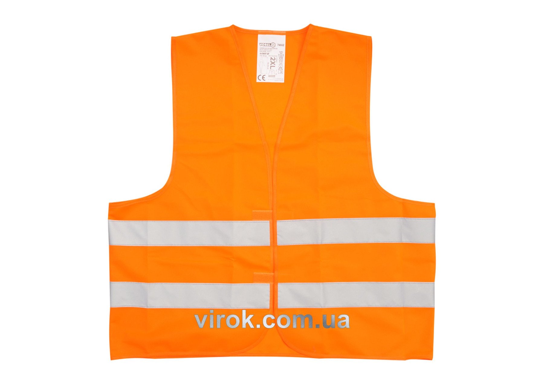 VOREL Жилет сигнальний оранжевий, розм. XL  | 74661