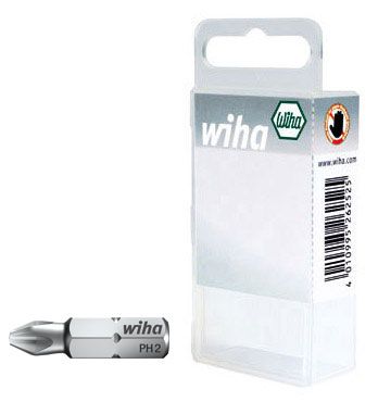 Wiha W07855 Бита РН1х25 Standard 3 шт в пластиковой коробке
