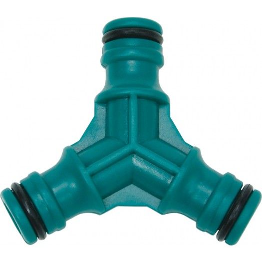 FLO Трійник - з'єднювач для шланга /ABS/ (БЛІСТЕР)  | 89244