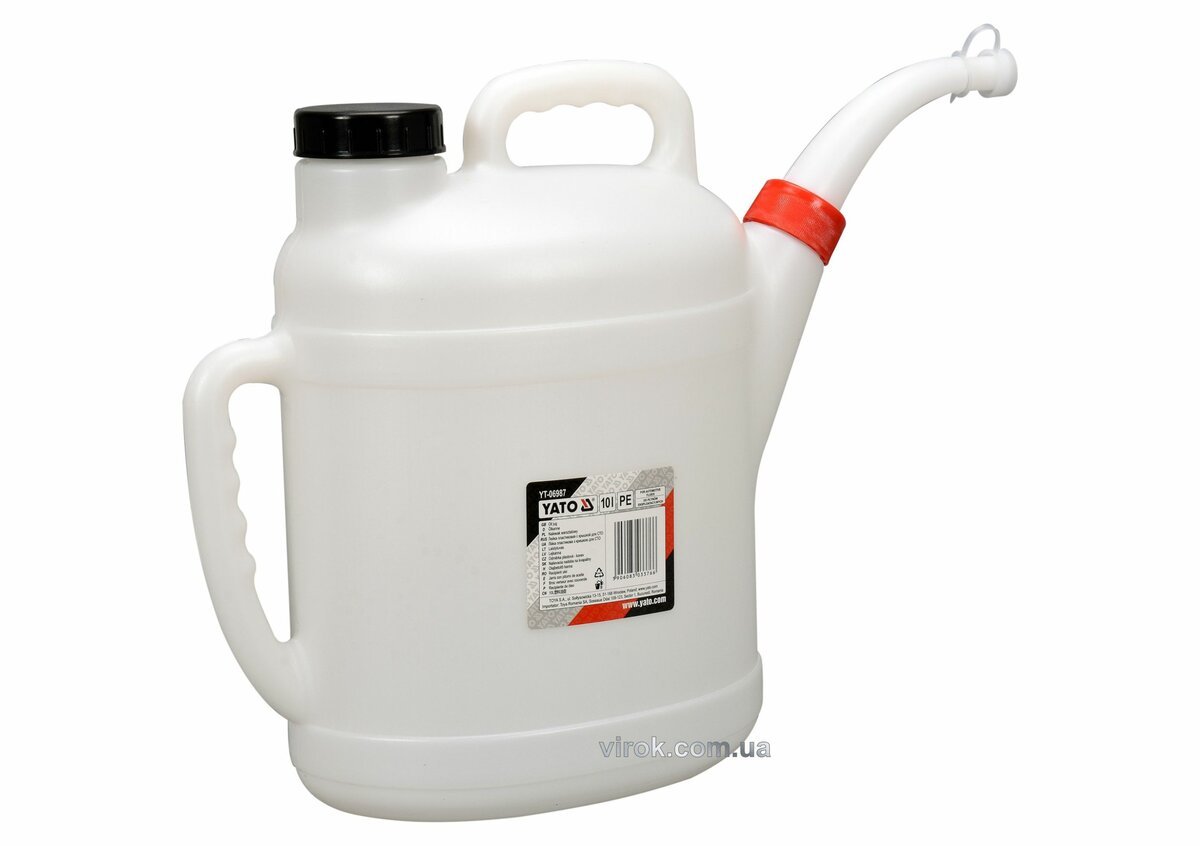YATO Лійка пластикова для СТО YATO : з кришкою, V= 10 л  | YT-06987
