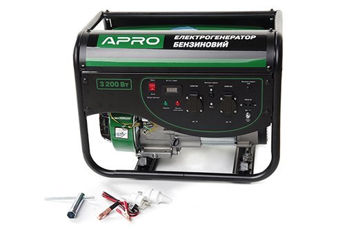 Генератор бензиновый 4-х тактный 3.0/3.2 кВт (ручной запуск) APRO