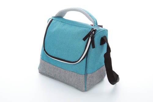 Термосумка 8л бирюзовая (25*15*21см) СИЛА