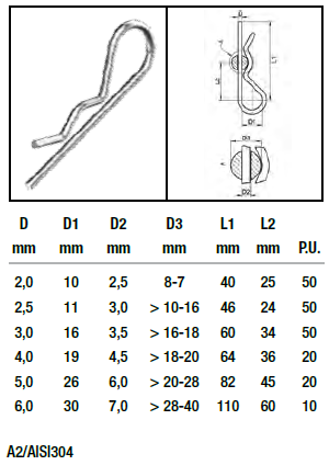 M 8377 Federstecker