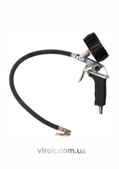 YATO Пістолет для накачування шин YATO з манометром P ≤ 0.8 MPa, з'єднання Ø= 1/4"  | YT-2370