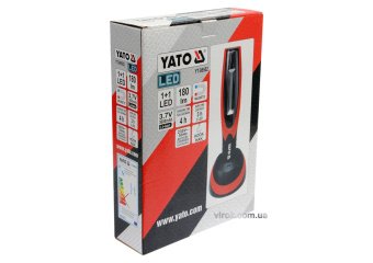 YATO Світильник майстерний YATO акумулятор Li-Ion- 3.7 V, з 2 LED по 180 lm, зарядний пристрій  | YT