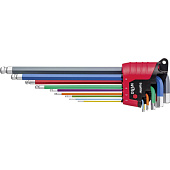 WIHA Набор ключей 6-тигранных SB 369E9F ErgoStar coloured, 9 шт. WIHA 43849 | W43849