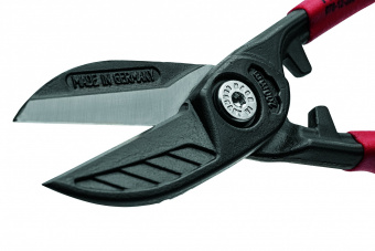 NWS Ножницы по металлу прямые тип "Английский" t = 0.8 - 1.0 мм, 200 мм, лезвия 50 мм. art. 078-12-2