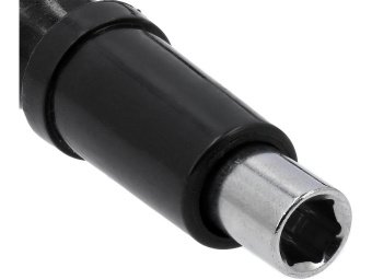 Тримач адаптер насадок викруткових гнучкий YATO : HEX- 1/4", L= 300 мм [10/40]