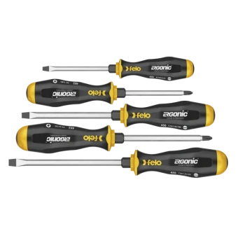 Набор отверток FELO силовых ударных ERGONIC 5 шт, (45095248)