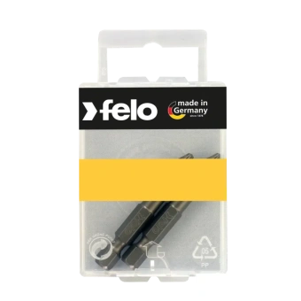 Бита FELO INDUSTRIAL PH2x50 мм, шестигранный хвостовик 1/4, форма E 6,3, машинная, 2 шт (03202536)