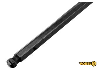 VOREL Набір ключів TORX : тип "Т", Т10-T50, L= 100-200 мм, Cr-V 6150, 9 шт  | 56639