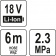 YATO Мийка високого тиску акумулят. Li-Ion 18В, YATO: макс. P= 2.3МПа, шланг-6м, функція всмокт. вод