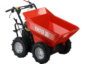 Самоскид-міні бензин. YATO P= 4.1 кВт, двиг- 196см3, вантажопід- 300кг, швидк.- 3,6 км/год бак- 3,6л