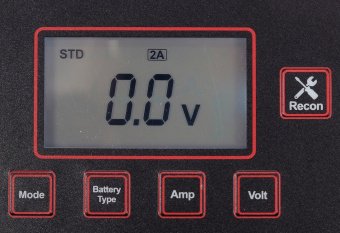 Зарядний прилад мережевий з LCD дисплеєм 230В YATO до акумуляторів 12V-2/8/15А, макс. 240AГод [8]