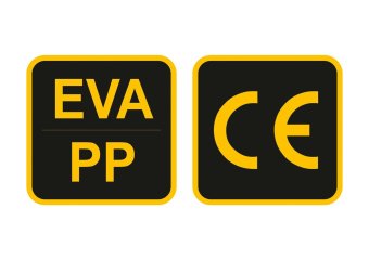 VOREL Наколінники захисні з поліпропіленовою накладкою, чорні  | 74603