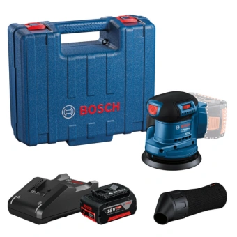 Ексцентрикова шліфмашина Bosch GEX 185-Li (18 В, 4 А*год) (06013A5021)