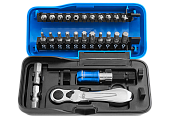 KING TONY Набор бит и трещотка в кейсе | 1026CQ-AM