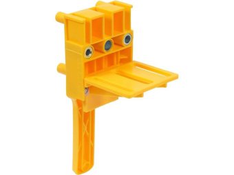 VOREL Шаблон для кілкових сполучень YATO з отворами Ø= 6, 8, 10 мм, 195х 70х 115 мм  | 24090