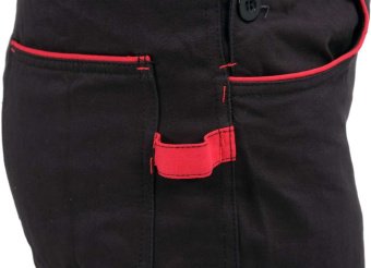 YATO Комбінезон робочий COMFY YATO розмір S, чорно-червоний, 9 кишень, 100% бавовна  | YT-79250