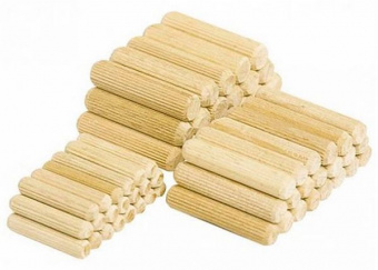 Wolfcraft деревянных шипов, выпиленных вдоль ствола (40 шт.) Ø  8 x 40 // 2908000