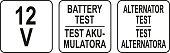 STHOR Тестер діодний цифровий напруги акумуляторів і генераторів до 12 В  | 81741