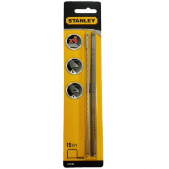 STANLEY 0-15-061 Пилочки для лобзика FatMax160мм запасные (4шт. 15TPI)