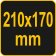 VOREL Пристрій для нанесення штукатурки ручний , 210х 170 мм, з оцинкованої сталі  | 09910