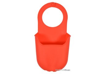 FALA Органайзер силіконовий, червоний, підвісний для губки, 200х 100 мм  | 74787