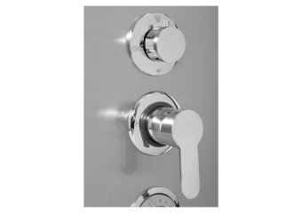 FALA Душова панель STEELY 1 : 4 функції, 140 x 20 x 7см, шланг l= 150 см, з нержавіючої сталі(DW) | 