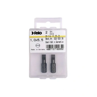 Бита FELO PZ1/PZ2х25 мм, 1/4, С 6,3, ВОХ (2 шт.) (арт. 02101236)