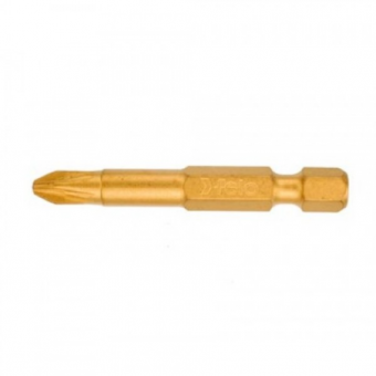 FELO Бита PZ2х50 мм TIN 1/4 " E 6,3 машинная. // 03102570