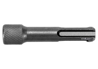 VOREL Тримач-адаптер насадок : SDS+ - HEX 1/4" (6,35 мм), L= 60 мм  | 23460