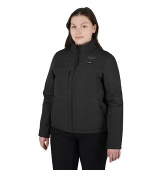 MILWAUKEE Куртка-пуховик з підігрівом жіноча, M12 HPJLBL2-0(S), чорна (розмір S) | 4932480085